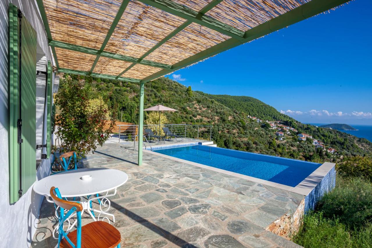 Olea Skopelos Villas With Swimming Pools & Sea View Panormos  Exterior photo