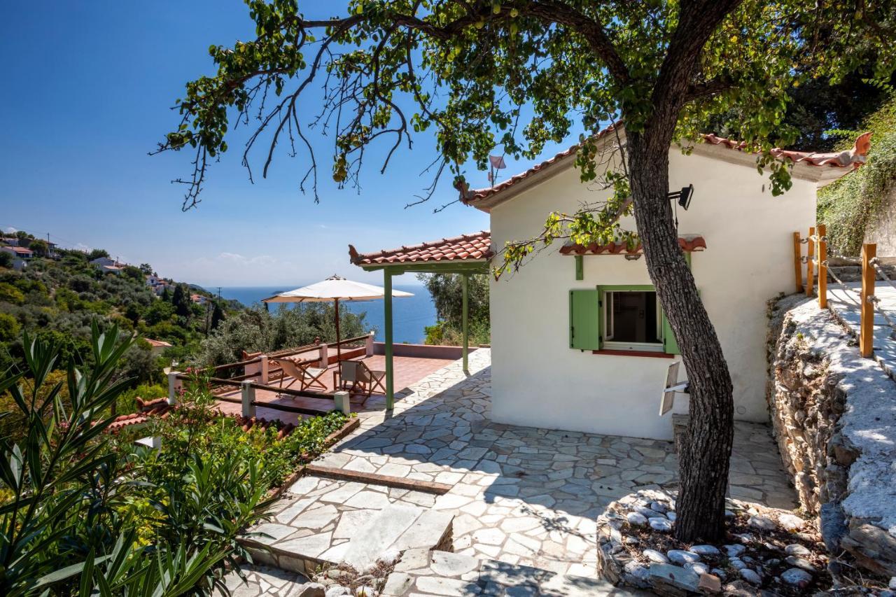 Olea Skopelos Villas With Swimming Pools & Sea View Panormos  Exterior photo