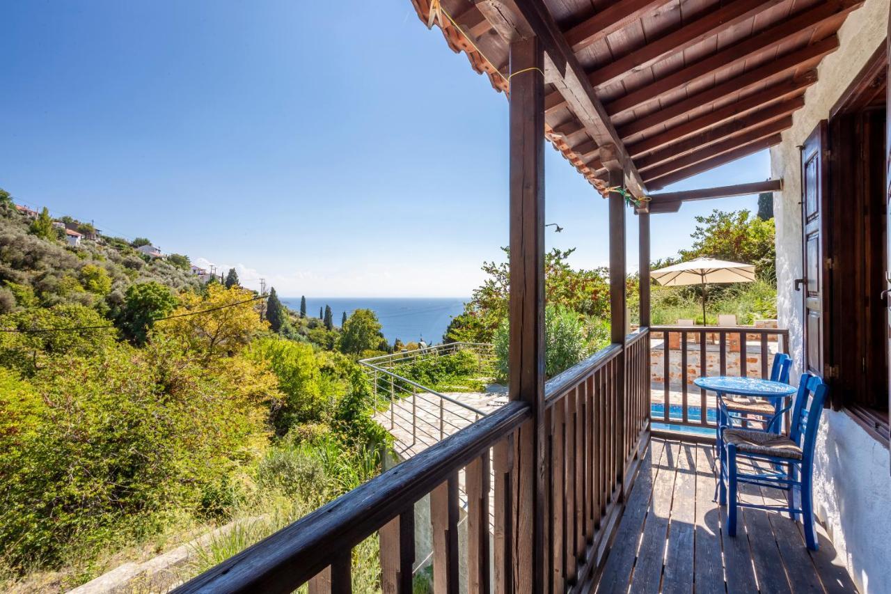 Olea Skopelos Villas With Swimming Pools & Sea View Panormos  Exterior photo