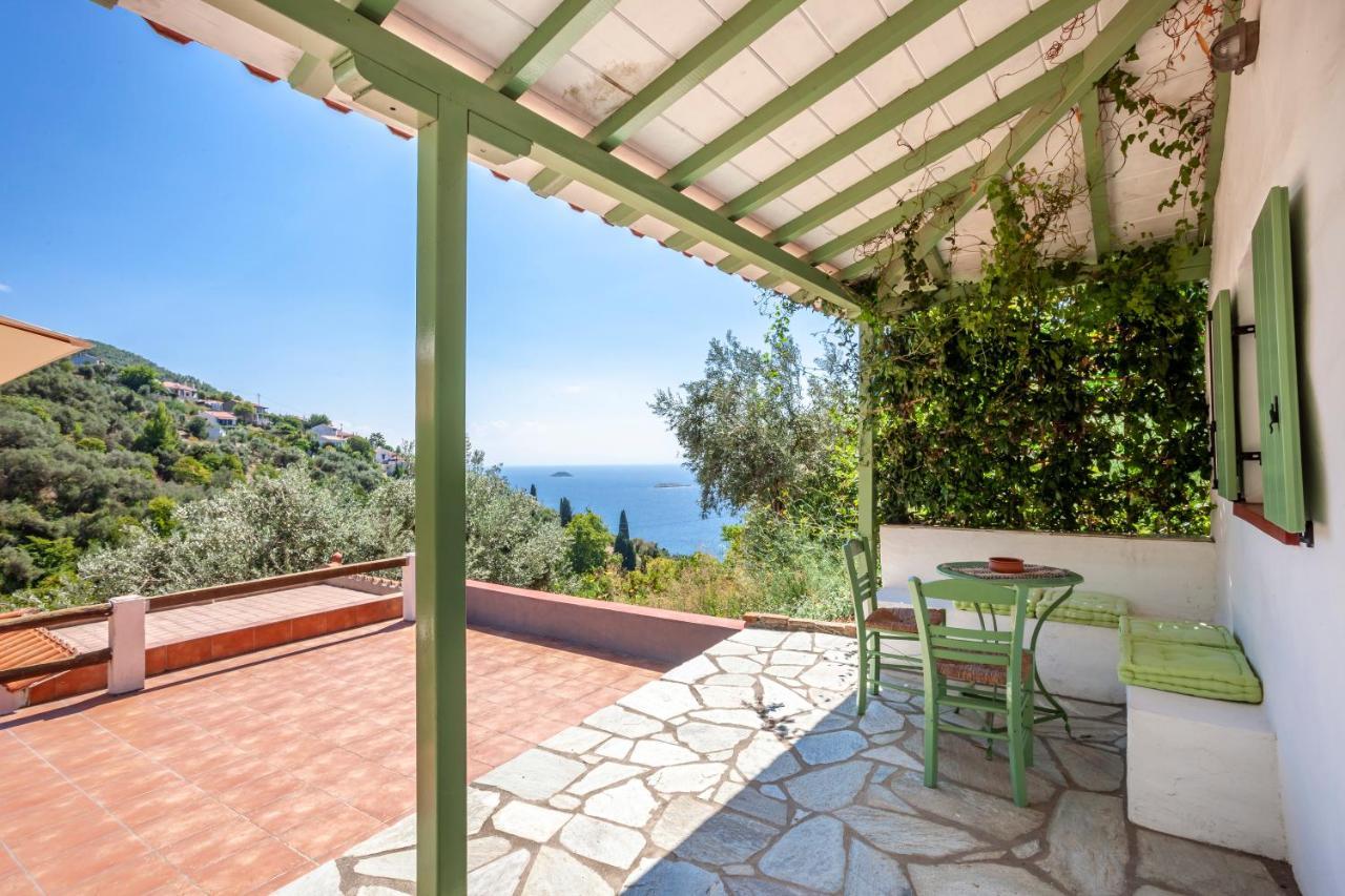 Olea Skopelos Villas With Swimming Pools & Sea View Panormos  Exterior photo