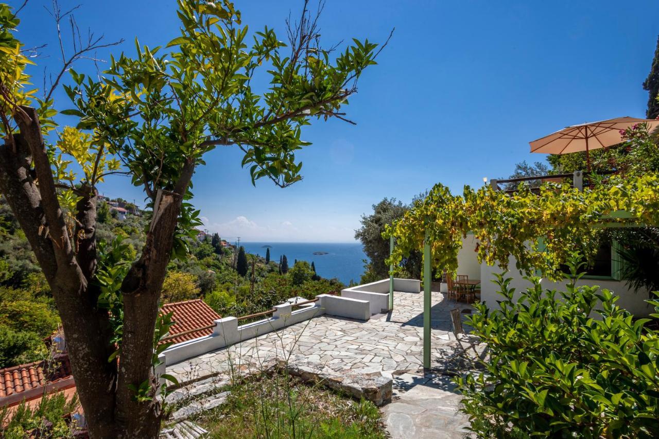Olea Skopelos Villas With Swimming Pools & Sea View Panormos  Exterior photo