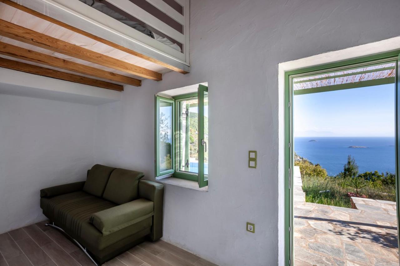 Olea Skopelos Villas With Swimming Pools & Sea View Panormos  Exterior photo