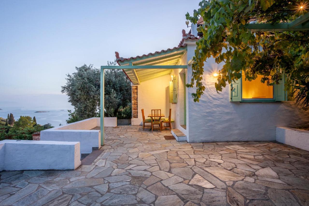 Olea Skopelos Villas With Swimming Pools & Sea View Panormos  Exterior photo