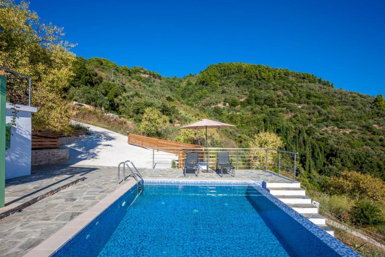 Olea Skopelos Villas With Swimming Pools & Sea View Panormos  Exterior photo