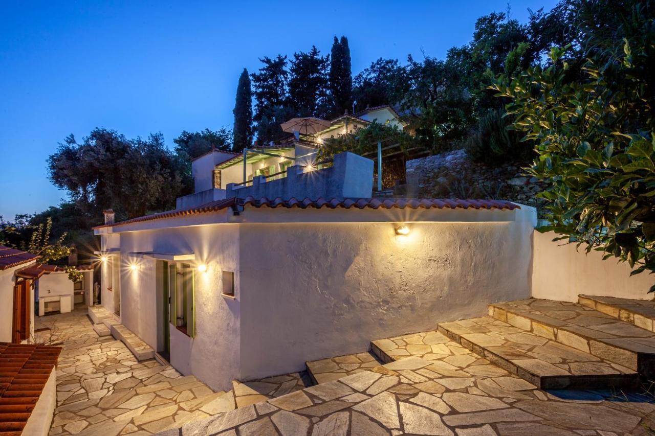 Olea Skopelos Villas With Swimming Pools & Sea View Panormos  Exterior photo