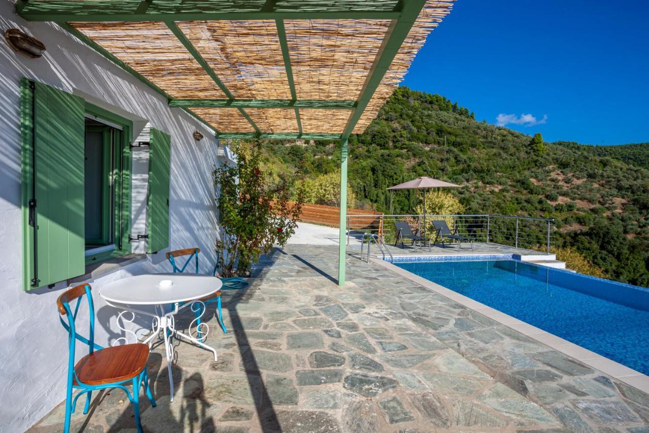 Olea Skopelos Villas With Swimming Pools & Sea View Panormos  Exterior photo