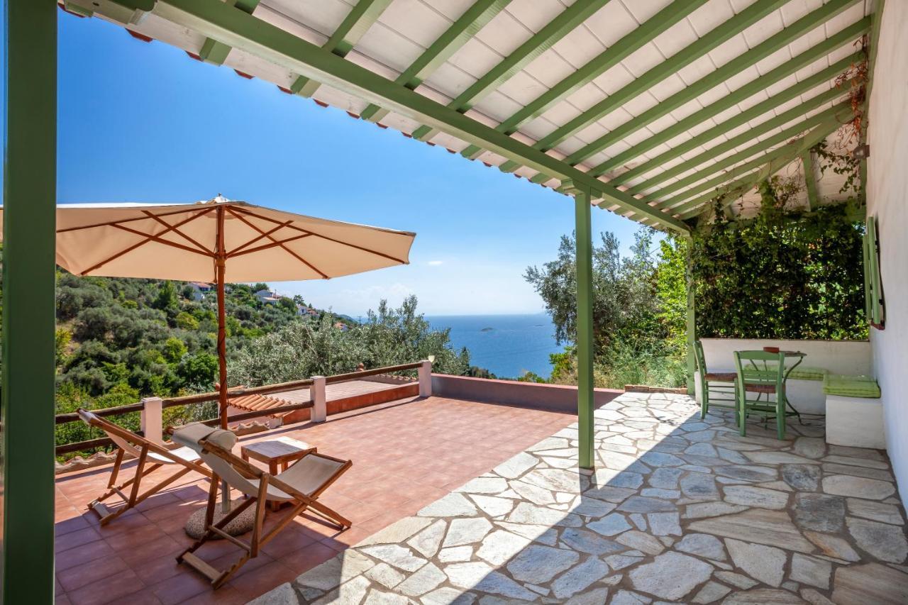 Olea Skopelos Villas With Swimming Pools & Sea View Panormos  Exterior photo
